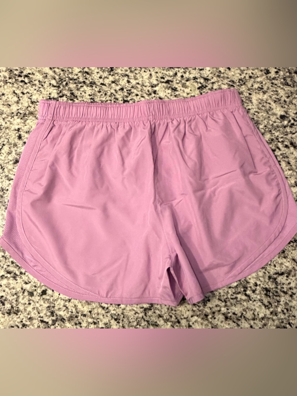 Lot of 4 Nike Women’s Athletic Shorts - Light Pink, Hot Pink, Mint, & Lilac - Picture 12 of 13